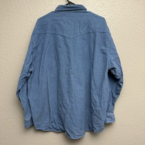 Disney Pooh & Friends Unisex Blue Embroidered Corduroy Jacket Size XL - Picture 2 of 5